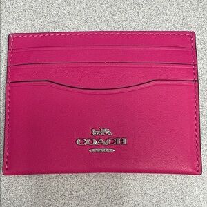 Coach Pink Card Holder